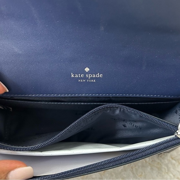 Kate Spade Madison Embroidered Floral Willow Mini Flap Crossbody - Picture 6 of 15